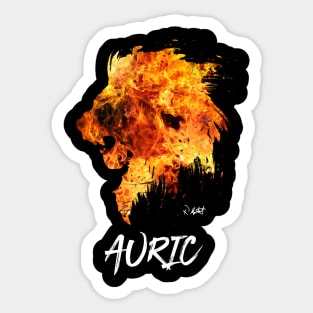 Flame Auric Sticker